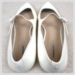 Ann Taylor  White Patent Leather Mary Jane Pointed Toe Flats Women Balletcore Photo 7