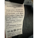 SheIn NWT Sxy Wide Flare Pleated Med Wash Denim Pants 32x32 Photo 6