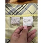 ep pro  Women Size 8 Yellow Gray Plaid Rayon Blend Lined Skort Sexy Party College Photo 4