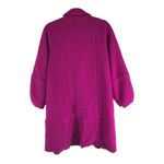 Nanette Lepore  Raspberry Maggie Coat Wool Button Closure Pink Size S Photo 3