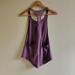 Nike  TANK TOP Flow Gold Logo PURPLE WOMENS SIZE XS ATHLETIC YOGA RUNNING‎ HIKING Photo 2