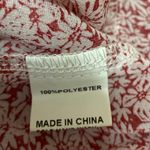 Princess Polly  Carrillo Red Floral Long Puff Sleeve Ruffle Tiered Mini Dress 6 Photo 4