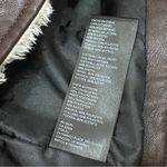 BDG Vegan Faux Leather Chocolate Sherpa Lined Soft Fuzzy Sleeves Moto Jacket Photo 11