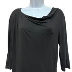 Dries Van Noten Dries Van Noten Modal Black Scoop Neck minimalist capsule luxury top XS Photo 2