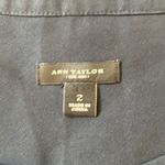 Ann Taylor  Blue Red Abstract Print Long Sleeve Sheath Dress Size 4 Office Work Photo 3