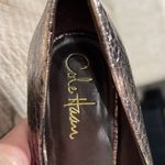 Cole Haan Reptile Metallic Leather Round Toe Pumps Size 9 1/2 B Photo 3