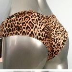 Victoria's Secret NewVictorias Secret Nwt Leopard Ruched Back Sexy Cheeky Swim Bikini Bottom … Photo 0