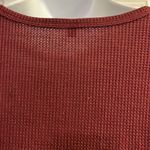 Unbranded Brick Red Pullover Long Sleeve Thermal Crew Neck Shirt Photo 3