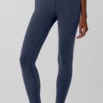 Alo Yoga Alo Winter Warm Leggings In Navy Photo 1
