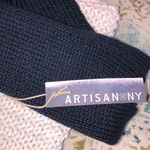 Artisan NY  navy blue fringe sweater cardigan NWT Photo 5