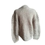 Sweater Stop Wool Blend Cozy Chunky Cable Knit Women's Cardigan Photo 1