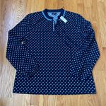 Talbots NWT!  Navy Blue Dress Shirt Photo 0