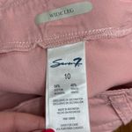 Seven7  Wide Leg Cropped Pants in Mellow Rose – Size 10 Photo 2