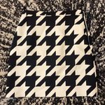 Gucci  Houndstooth Silk and Wool Mini Skirt Photo 2