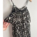 PJK Patterson J. Kincaid Benitta Tiered Maxi Dress Black Layered Vacation Resort Size XS Photo 1