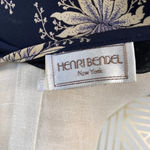 Henri Bendel Vintage 1990's Navy Blue Floral Dress Photo 7