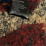 David & Young Plaid Earth Tone Boho Warm Fall Scarf Winter Red Photo 4