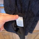 Adrianna Papell  Midnight Blue Cocktail Lace Dress Belt Size 10 Wedding Cocktail Photo 7