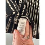 Catherine Malandrino  Womens Knit A-line Skirt Size XL Black White Artsy Mini Photo 3