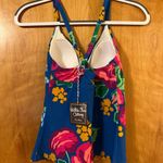Matilda Jane  TO THE BEACH SWIM Top Tankini Blue Floral NWT Women's Daydream XS Photo 1