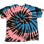 Whitney Houston Vintage Retro Style Tie Dye Band Tee Purple Blue Black Size XL Photo 1