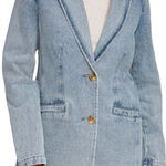 Levi's Womens Women's Denim Single Breasted Blazer Photo 0