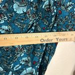 Band of the Free JEWEL TEAL FLORAL WRAP MAXI DRESS size medium whimsical Photo 7