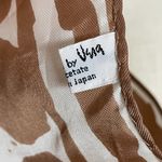 Vintage Vera Neumann Scarf Dots Squares‎ Rectangular Brown White Acetate 15x45 Photo 2