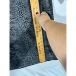 EST 1946 Women Snake Print Button Shirt Dress Roll Tab Sleeve Pocket Gray XL Black Photo 9