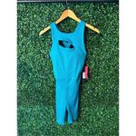 Carbon 38  Cut Out Short Ribbed One Piece Romper Sz Medium NWT Photo 2