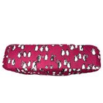 Vera Bradley  Quilted Playful Penguins Turnlock Tote Bag Crimson Red Retired Photo 5