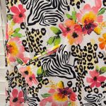 IBKUL Floral Animal Print Sleeveless Dress Size M Golf UPF Athletic quarter Zip White Size M Photo 4