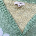 Daisy Green  flower button up cardigan sweater 🔥 Photo 3