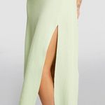 Maje Tie-Back Midi Dress in Green, Size EU 38/ US M, New w/Tag $415 Photo 4
