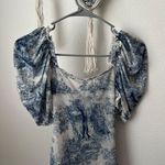 Boutique Blue Floral Top Photo 0