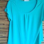Sweet Wanderer  L Turquoise Nylon Top Photo 0
