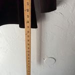 Max Studio  Y2k Mocha Chocolate Brown Velvet Panel Long Sleeve‎ Whimsigoth Witchy Photo 4
