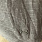 Under Armour Gray & White Women’s Racerback Loose Sleeveless Tank Top XS Photo 3