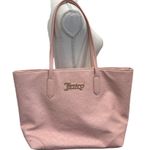 Juicy Couture  Pastel Pink Logo Embossed Large Tote Bag Y2K Travel Commute Work Photo 0