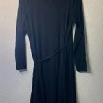 Boden black Long sleeve wrap dress sz 10 office business casual workwear comfy Photo 5