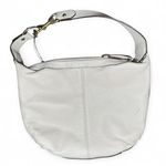 Coach Madison Phoebe Hobo F23960 White Pebbled Leather Tassel Shoulder Bag Photo 1