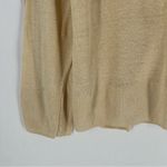 J.Crew Cream Lightweight Linen Relaxed Fit Long Sleeve Sweater Size S Photo 7