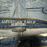 American Eagle  Outfitters Hi Rise Shortie Blue Jean Shorts with Cuffed Hem Photo 2