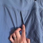 Athleta  Trekkie North Shorts Blue Zipper Pockets Size 12 Photo 5