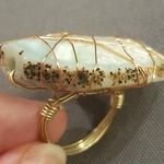 Vanessa Mooney 💕💕 Brazilian Agate Wire Wrap Ring Photo 6