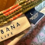 Cabana Life Jetties Beach Dolman Sleeve Romper Shorts Size L large Tassel Pocket Pink Photo 7