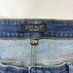 Judy Blue Distressed Dark Blue Skinny Jeans Size 22W Photo 7