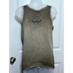 Harley Davidson Motorcycles Eagle Graphic Tank Top Women's L Brown Distressed Size L Photo 5