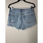 AGOLDE  Parker Vintage Light Wash Distressed Cut-off Denim Jean Shorts 29 Photo 1