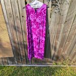 Hibiscus Collection Hawaii Fuchsia floral dress OS Pink Size undefined Photo 4